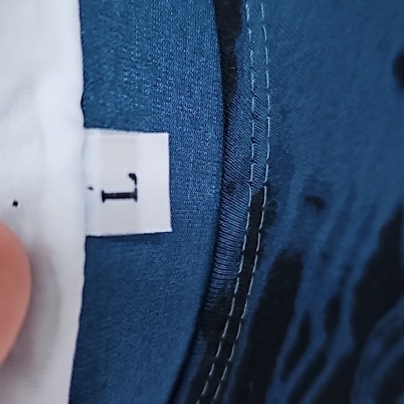 Bryn Walker Lagenlook Jersey Knit Tie-Dye Tunic Top - Picture 5 of 9